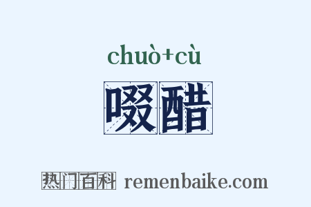 啜醋是什么意思的图片